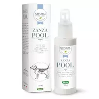 Natural Derma Zanza Pool apsauginis purškalas šunims ir katėms nuo uodų; 125ml