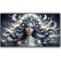 Abstract Flower Landscape Woman 5d Diy Diamond Painting Full Square Round Dark Princess Diamond Mosaic Jewelry Cross Stitch Full Round 20x40CM