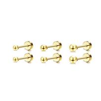 Surgical Steel Earrings Sets for Multiple Piercing Lightweight Small Huggie Hoop Earrings CZ Stud Earrings for Women