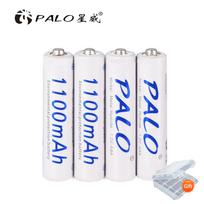 PALO 4-28vnt 3A AAA įkraunama baterija 1,2V 1100mAh ni-mh baterijos 4pcs