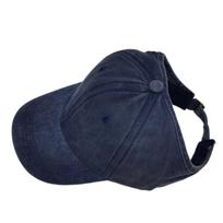Saulės kepurė Mergaitėms Uodegos skylė Beisbolo kepurė Vintažinė Moteriška Medvilninė Sportinė kepurė Lauko Žvejybai Medžioklei Snapback kepurės Sunkvežimio vairuotojo mėlyna