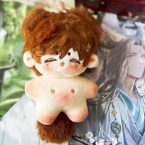10 cm Kawaii nuoga medvilninė stabų pliušinė lėlė, iškamša, superžvaigždės figūrėlė, lėlė, miela šviesi ir naktinė anime žaidimų periferija, kūno lėlė, dovana without skeleton