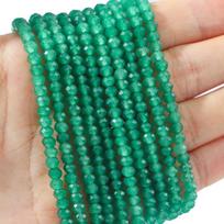 4x2mm briaunoti natūralaus akmens rožinio kvarco karoliukai ametistai akvamarinai karoliukai papuošalams gaminti Green Aventurine
