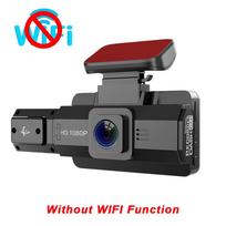 3 colių Dash Cam automobiliams Black Box HD 1080P automobilio vaizdo įrašymo kilpa, įrašanti DVR automobilio kameros kelią su WIFI naktinio matymo G jutikliu Without WiFi