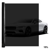 300*50CM Nepjaustytas Rulonas Automobilio Langų Tonavimo Plėvelė Be Pažeidimų Izoliacinė Poliarizuota Plėvelė Automobilio Langų Saulės Skydelis Automobiliui UV Namų Biuro Stiklas 15%