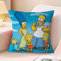 Animation The S-Simpsons Cushion Cover Car Throw Pillow Case For Sofa Car Christmas Gift 40x40cm 45x45cm 16x16Inch