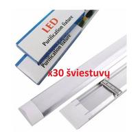 72W LED juostinis šviestuvas / lempa 60cm - 6500K, 30vnt.