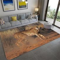 Pagrindinis 3D Leopardo raštas Dideli kilimai svetainei Prabangūs Gyvūnų Kilimėliai Miegamojo Minkšta kempinė Vonios Virtuvė Grindų Kilimėlis Durų kilimėlis 50cm x 80cm