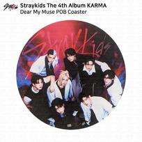 Stray Kids 4-asis albumas Karma DearMyMuse POB fotonuotrauka KPOP K-POP SKZ Benefit Coaster