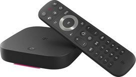 "MagentaTV One" (2-oji karta) | "Android" TV dėžutė su "WiFi" ir LAN I MagentaTV su daugiau nei 150 HD stočių, 4K UHD, HDR, tiesioginiu eteriu ir laiko poslinkiu | (Netflix, Disney+, RTL+, DAZN, Wow, Apple TV+) ir "Google Play" parduotuvė