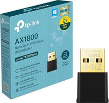 "TP-Link Archer TX20U Nano WLAN Stick" kompiuteriui, "WiFi 6 AX1800" dviejų dažnių WLAN adapteris, "Nano" dydžio, WPA3, MU-MIMO, suderinamas tik su "Windows 11/10