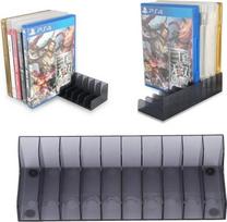"Yosoo Health Gear" žaidimų kortų CD DVD laikymo stovas, atvira lentyna, 2 vnt., universali žaidimų kortų dėžutė, filmų lentyna, "Blu Ray" vaizdo žaidimų dėklų, kompaktinių diskų, VHS kasečių organizatorius,