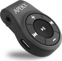 APEKX Clip "Bluetooth" garso adapteris ausinėms, ausinėms, garsiakalbiams, belaidis imtuvas su mikrofonu laisvų rankų skambučiams ir muzikai