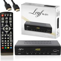 LEYF PA-2211 Kabelinis imtuvas DVB-C Skaitmeninė kabelinė televizija Full HD TV (DVB-C / C2, HDTV, DVB-T/T2, HD, SCART, USB) + HD kabelis, kabelinė televizija, tinkanti visiems kabelinės televizijos tiekėjams