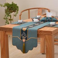 Kiniški stalo bėgiai Medvilniniai skalbiniai siuvinėti stalo vėliava Modernus arbatos staliukas Stalas TV Spintelės Užvalkalai Valgomojo stalo dekoras 33x120cm 1pcs