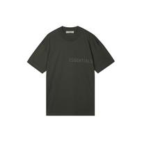 Fear of God Essentials SS23 Short Sleeve Tee with Letter Print Men Tops Faded-Black FOG-SS23-061 L