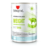 Disugual Maistas šlapias šunų maistas „Veterinary WEIGHT Sola“ (suaugusiems šunims) 400 g