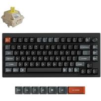 Keychron klaviatūra V1U-D4 75% belaidė, 8000 Hz, RGB LED, 4000 mAh, USB Type-C, PBT klavišai, 660 h baterijos veikimo laikas