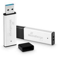Mediarange USB atmintinė MR1903, 256GB, USB Type-A, 3.2 Gen 1, skaitymo greitis 220MB/s, rašymo greitis 140MB/s, aliuminis