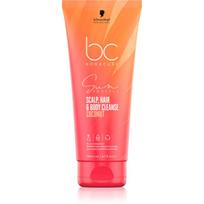 Schwarzkopf Professional BC Bonacure Sun Protect Scalp, Hair & Body Cleanse dušo želė „Du viename“ 200 ml