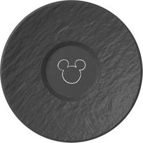 Villeroy & Boch Lėkštutė espreso puodeliui Manufacture Rock Mickey Mouse, juoda