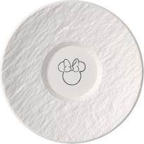 Villeroy & Boch Lėkštutė espreso puodeliui Manufacture Rock Mickey Mouse, balta