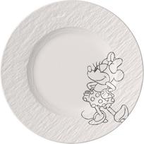 Villeroy & Boch Pusryčių lėkštė Manufacture Rock Mickey Mouse 21,7 cm, balta