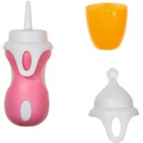 BABY born® Interactive Flasche & Löffel 43cm, Puppenzubehör mit zwei Aufsätzen und Sound-Effekt