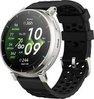 "Amazfit Active 3 Premium" GPS bėgimo išmanusis laikrodis, 1,32 colio AMOLED safyro ekranas, 12 dienų baterija, 4GB, NFC, neprisijungę žemėlapiai, 170+ treniruočių režimų, 5 ATM, širdies ritmo ir fitneso seklys "Android