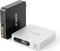 "FiiO K11" stalinės 1400 mW galios subalansuotos ausinės DAC ir stiprintuvas 384kHz/24Bit DSD256, skirtas namų garso aparatūrai/PC 6.35mm/4.4mm/RCA/Coaxial/Optical (juodas)