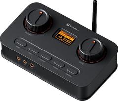 "Fosi Audio K7" DAC ausinių stiprintuvas, USB-C skaitmeninis analoginis garso keitiklis žaidimų kompiuteriui PS5, optinis/koaksialinis/Bluetooth aptX HD LL/ mikrofono įėjimas, 3,5 mm/4,4 mm subalansuotas/RCA išėjimas