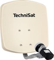 "TechniSat DIGIDISH 33" palydovinė antena 1 vartotojui (33 cm maža palydovinė sistema - komplektas su sieniniu laikikliu ir "Satfinder V/H-LNB") Smėlio spalvos
