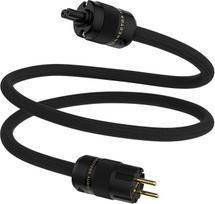 "Tertullus HiFi High End" maitinimo kabelis C7 Maitinimo kabelis "HiFi Audio Cold Device" kabelis su "Schuko" kištuku ir IEC kištuku (P104-c7, 1 m)