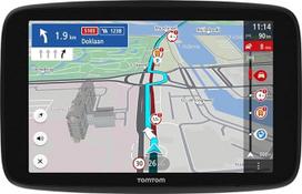 "TomTom GO Expert" sunkvežimių navigacijos įrenginys (7 colių HD ekranas, maršrutai didelėms transporto priemonėms, "TomTom Traffic" padeda išvengti spūsčių, pasaulio žemėlapiai, įspėjimai apie apribojimus, greitas atnaujinimas per "Wi-Fi"), juodas