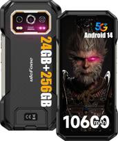 "Ulefone Armor 27 Pro" lauko mobilusis telefonas 5G "Android 14" išmanusis telefonas 64MP+50MP+50MP+32MP kamera 24GB + 256GB/SD-2TB 10600mAh baterija, 6,78 colių FHD+ 120Hz, palaiko 33W greitąjį įkrovimą GPS/NFC/OTG