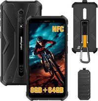 "Ulefone Armor X12 Pro" lauko mobilusis telefonas, "Android 15", aštuonių branduolių procesorius, 8GB RAM + 64GB RAM, lauko išmanusis telefonas be sutarties, 13 MP fotoaparatas, 5,45 colių HD+ statybvietės mobilusis telefonas, baterija