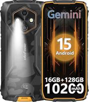"Ulefone RugKing 4 Pro" lauko mobilusis telefonas be sutarties, 10200 mAh baterija, 16GB + 128GB/SD-2TB, 48MP, 6,56 colių 120Hz "Android 15", 120LM žibintuvėlis, 3 kortelių lizdai/IP68/IP69K/OTG