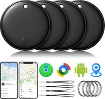 2026 "Air Tracker" išmanioji žymė "Android" ir "iOS", 4 vnt., dvigubos sistemos "Bluetooth" seklys, suderinamas su "Apple" "Where is?" ir "Android" "Google" "Find Hub", raktų, rankinės, dviračio ir lagamino raktų ieškiklis
