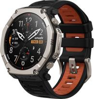 Amazfit T-Rex Ultra 2 Dual Band GPS lauko išmanusis laikrodis, 51 mm titano korpusas, 1,5 colio safyro AMOLED ekranas, žibintuvėlis, 30 dienų baterijos veikimo laikas, neprisijungę žemėlapiai, 10 ATM, 180+ sporto režimų, skirtas "Android" ir "iPhone