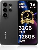 Blackview Wave 10 Smartphone Ohne Vertrag, Android 16 Handy,6,88" 120Hz, 32GB+128GB/2TB,32MP 13MP/5000mAh,4G Dual SIM išmanusis telefonas, be priedų, WiFi 5G/GPS/3,5mm/FM/3 metų garantija