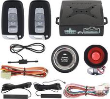 EASYGUARD Automobilio signalizacijos sistema be rakto pke nuotolinis variklio paleidimas Push Start Stop automatiškai užrakina arba atrakina automobilio duris universali versija tinka daugumai dc12v automobilių ec003n-k