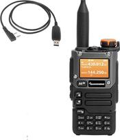 Quansheng UV-K5(8) VHF UHF dviejų juostų Ham 5W nešiojamas dvikryptis radijo imtuvas Walkie Talki FM NOAA UV-K5 Plus W/USB programavimo kabelis