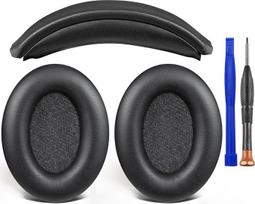SOULWIT Ausų pagalvėlės + ausinių juosta, "Sony WH-1000XM3" ausinių per ausis keitimo rinkinys, atsarginės ausinių pagalvėlės ir ausinių pagalvėlių remonto dalis