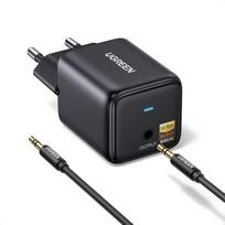UGREEN "Hi-Res Bluetooth 6.0" adapteris su LDAC, "Bluetooth" imtuvas "Plug and Play", 3,5 mm AUX adapteris stereofonijai, stiprintuvui ir garsiakalbiui, 10 m mažo vėlavimo diapazonas