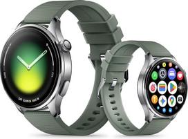 XIAOMI Watch 5 išmanusis laikrodis, "Google Wear OS", NFC mokėjimas, dirbtinis intelektas su "Gemini", 1,54 colio ekranas, 47 mm, iki 6 dienų baterijos veikimo laikas, GPS fitneso stebėjimas, valdymas gestais, safyro kristalas ir "Bluetooth