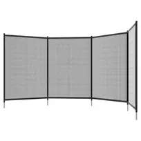 Apsauginė tvorelė baseinui, tvenkiniui 365 x 126 cm - juoda