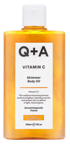 Q+A Vitamin C, švytėjimo suteikiantis kūno aliejus, 150 ml