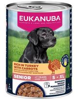 EUKANUBA Life Care Senior Rich in Turkey 400 g paštetas vyresniems šunims, turintis kalakutą ir morkas