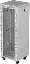 Lanberg 19" 32U Standing Rack Cabinet 600×600 Gray with Perforated Doors and LCD (Flat Pack)
