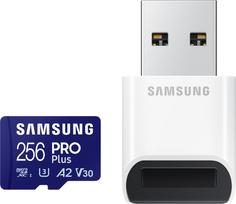 Samsung Memory card microSD PRO Plus MB-MD256SB/WW 256GB + reader | MB-MD256SB/WW | 8806094780697